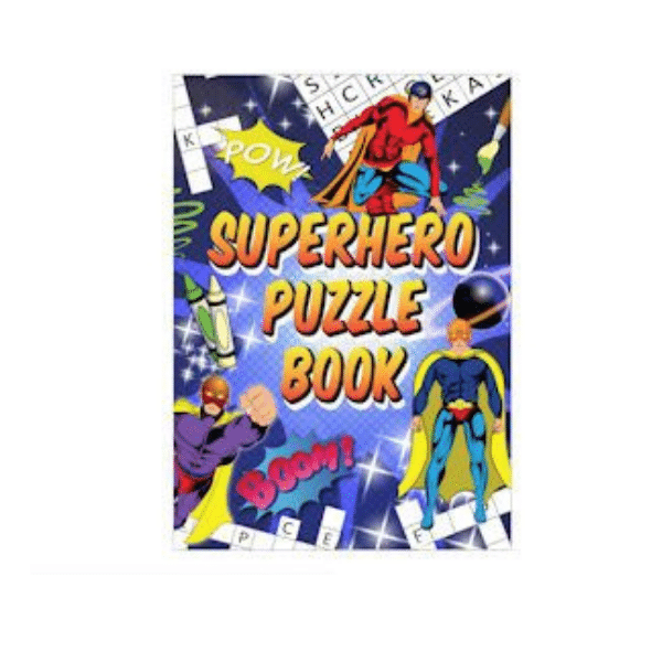 Mini Puzzelboekje Superhelden