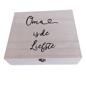 Theedoos oma is de liefste