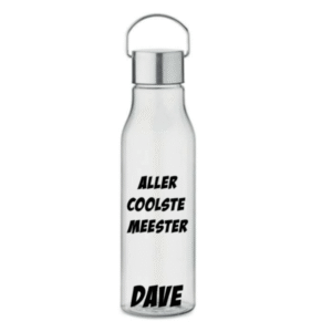 Waterfles aller coolste meester